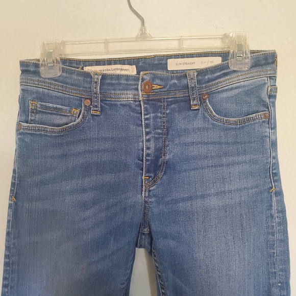 Anthropologie Pilcro & the Letterpress Slim Straight Jeans Size 26 - Picture 3 of 9